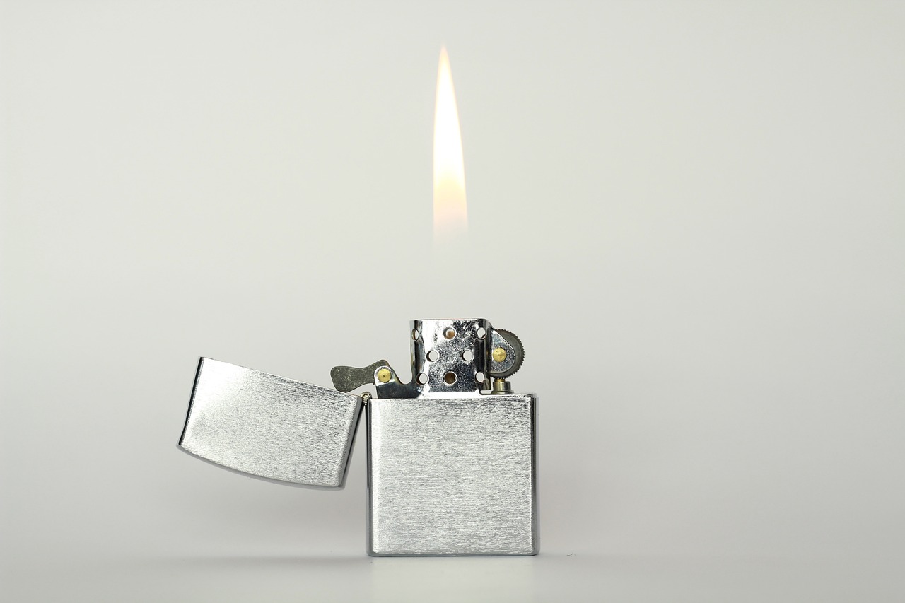 Silver metal tableware close up
